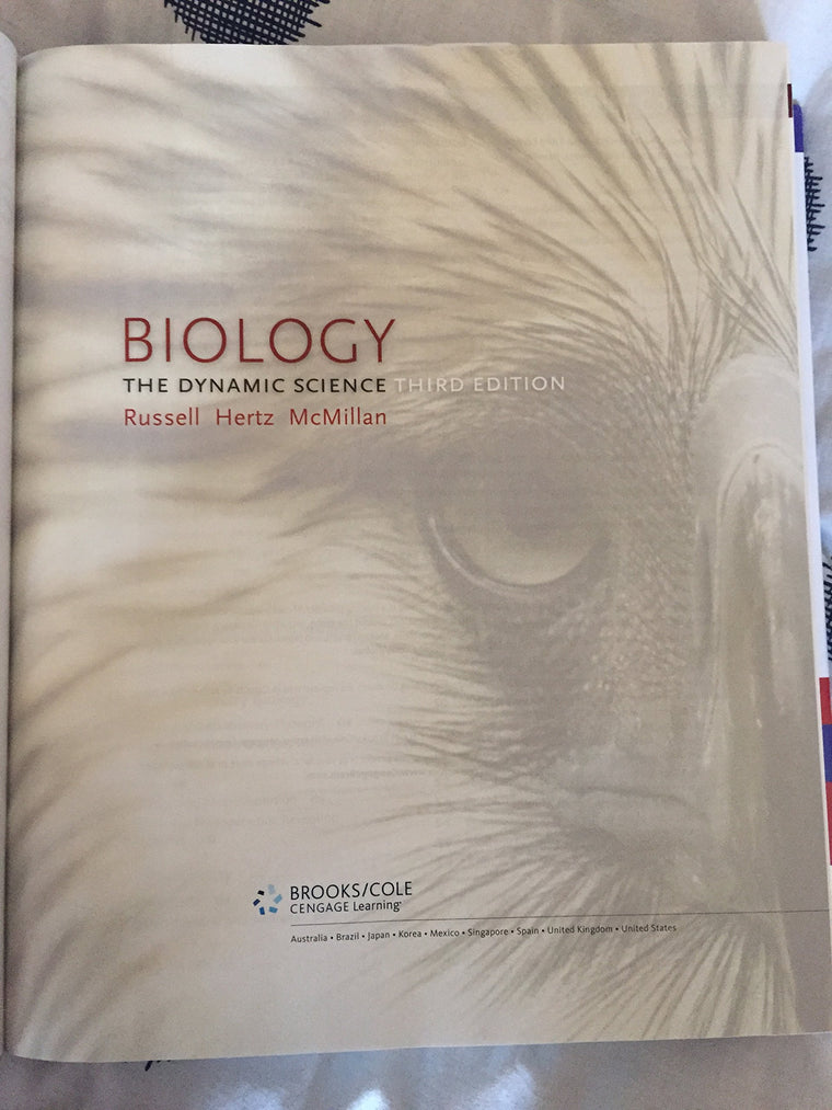 Biology: The Dynamic Science — back cover