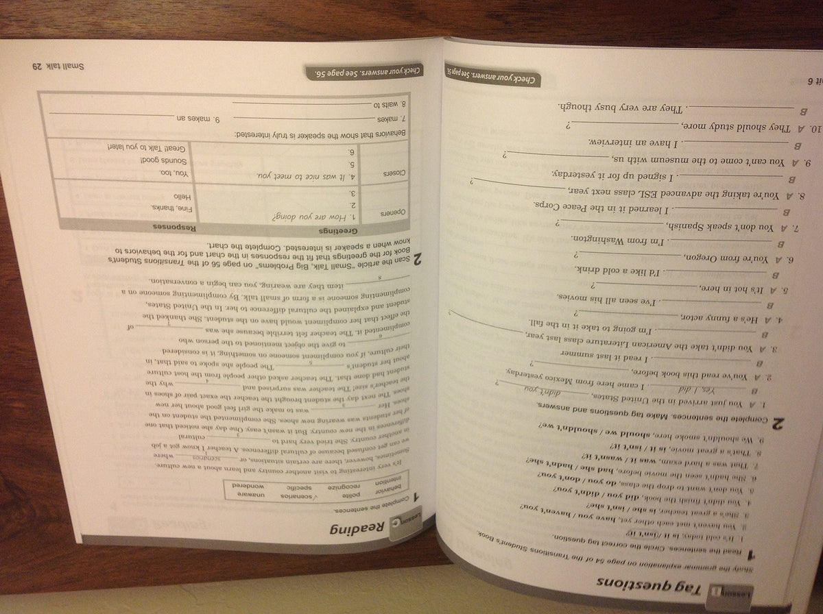 Ventures Transitions Level 5 Workbook