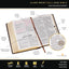 KJV Holy Bible, Giant Print Full-size Faux Leather Red Letter Edition - Thumb Index & Ribbon Marker, King James Version, Dark Brown (KJV Full Size GP Editions)