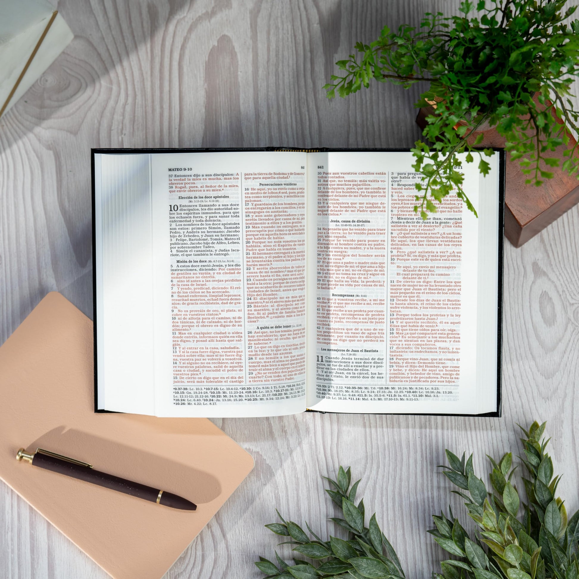 Santa Biblia: Reina-valera 1960 para regalos y pemios negro imitación piel