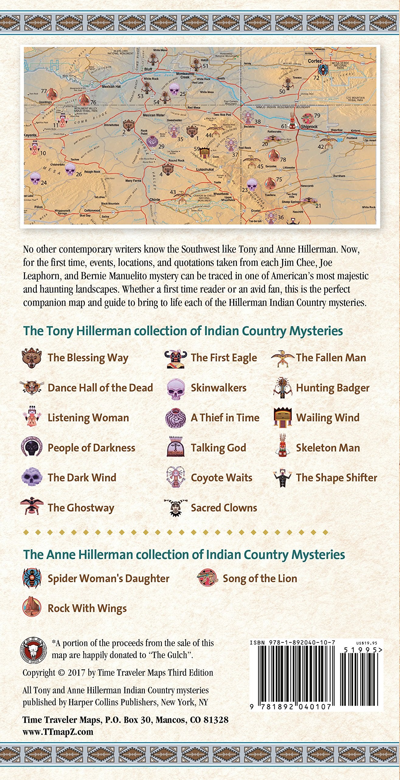 The Hillerman Indian Country Map And Guide