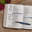 CSB Life Connections Study Bible, Brown LeatherTouch, Black Letter, Study Notes and Commentary, Margin Questions, Icons, Small Groups, Easy-to-Read Bible Serif Type