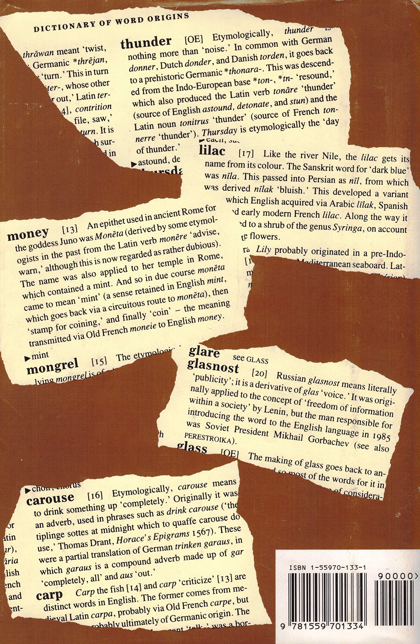Dictionary of Word Origins: The Histories of More Than 8,000 English-Language Words
