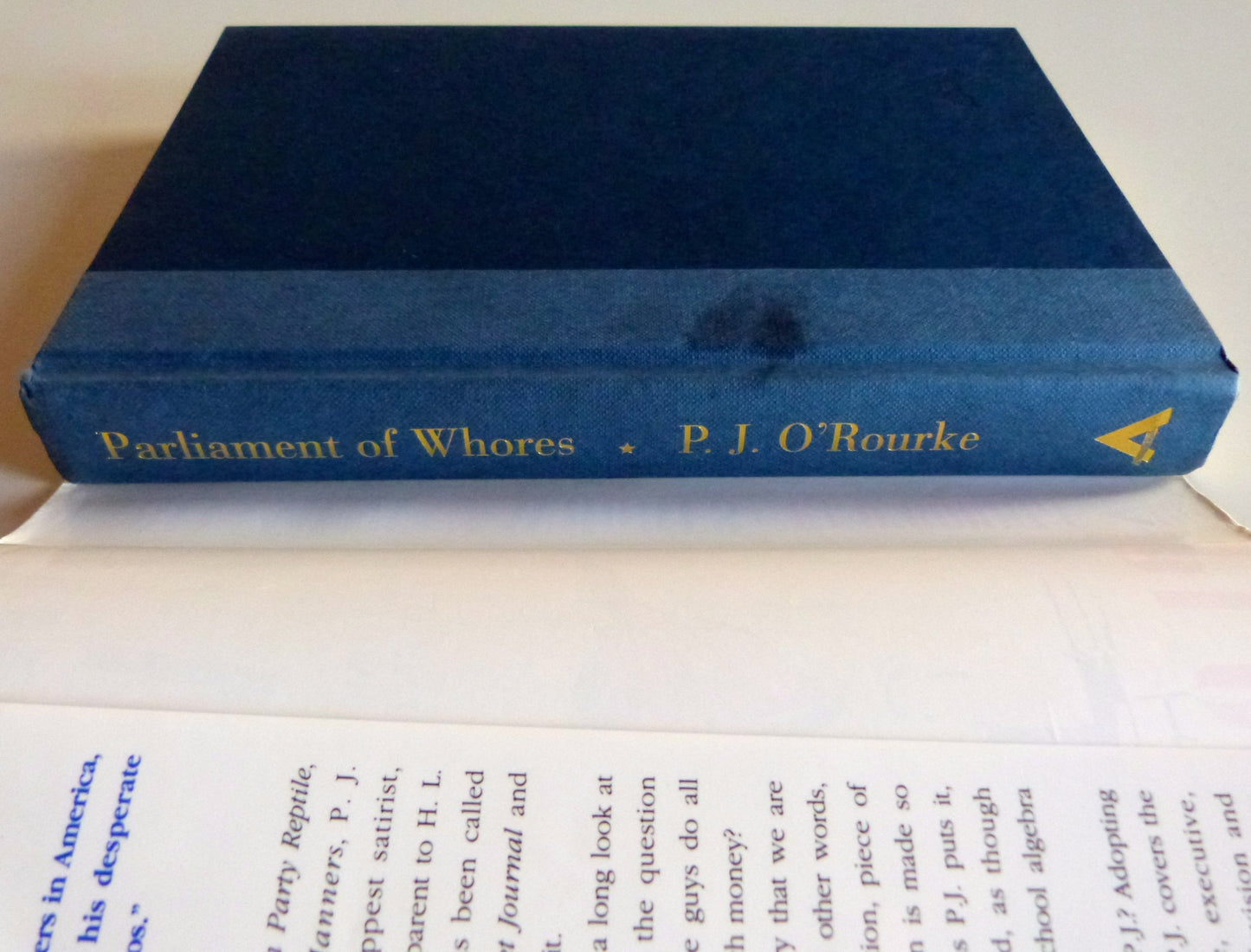 Parliament of Whores: A Lone Humorist Attempts to Explain th