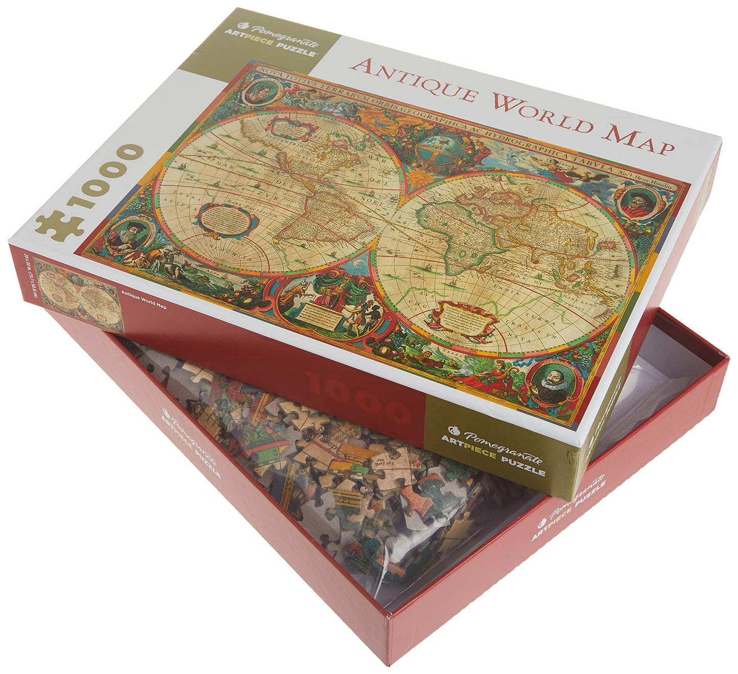 Antique World Map (Pomegranate Artpiece Puzzle)