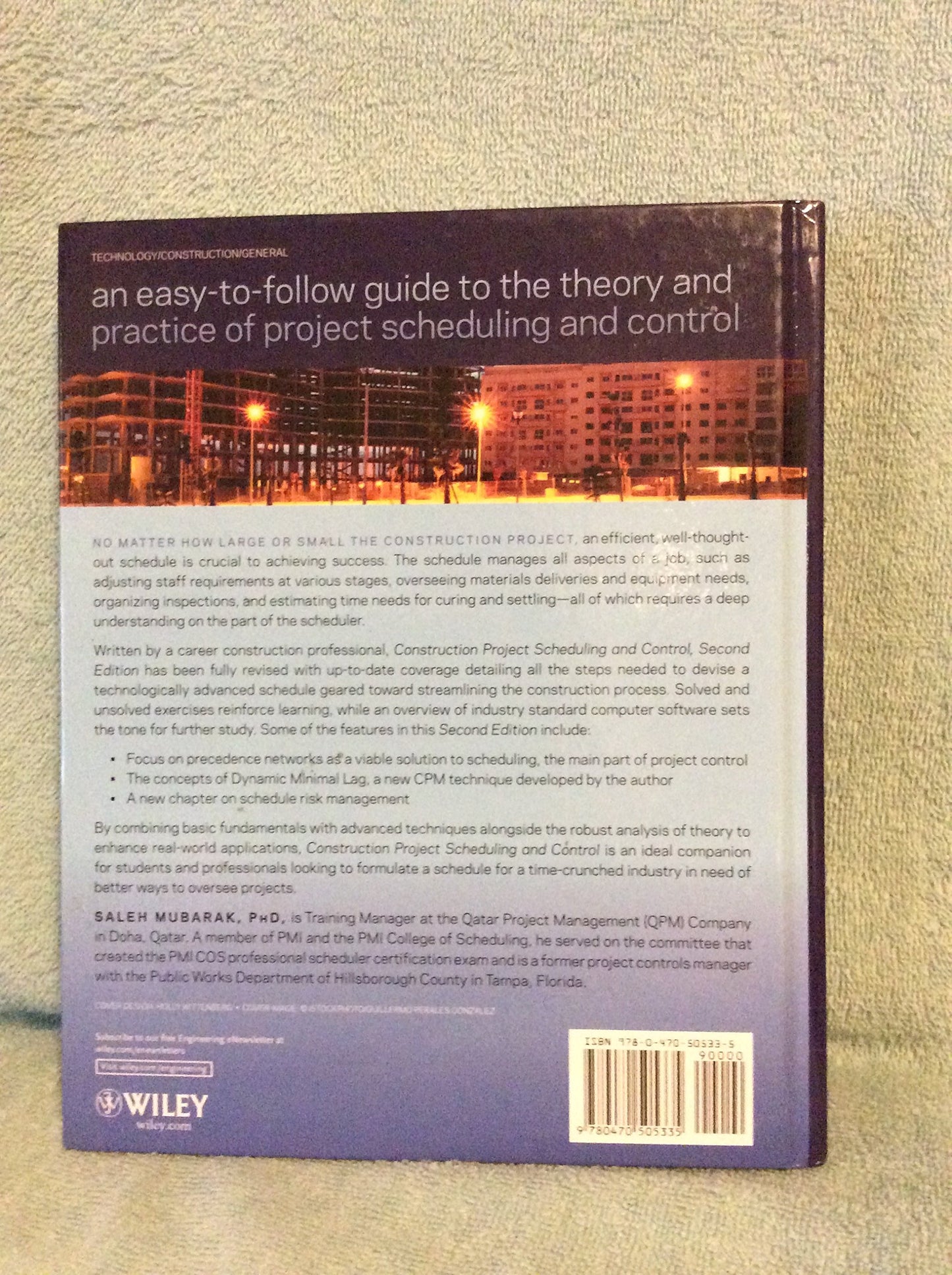 Construction Project Scheduling and Control by Mubarak, Sale