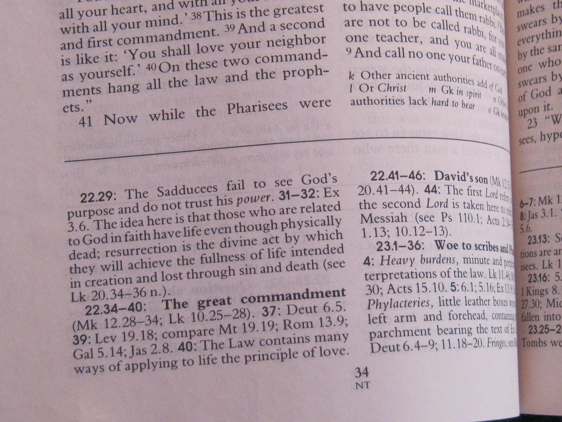 The New Oxford Annotated Bible, New Revised Standard Version