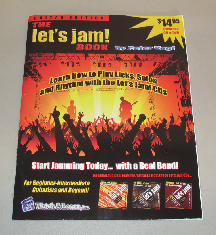 Let's Jam! Book with Audio CD and DVD - Learn to Play Guitar Rhythm, Licks, & Solos