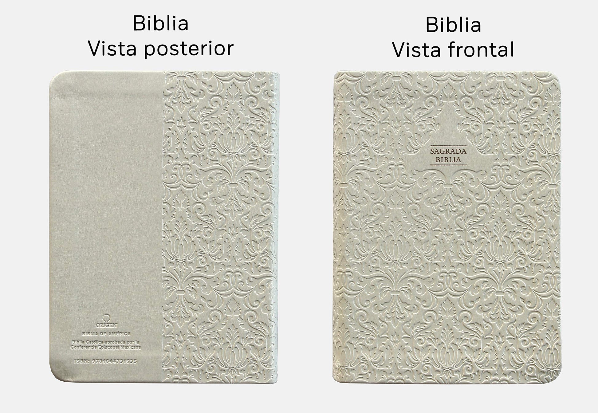 Biblia Católica en espaol. Boda, bautizo, primera comunión, confirmación y cumpleaos. Caja blanca regalo / Catholic Bible. Spanish-Language, Leathersoft, (Spanish Edition)