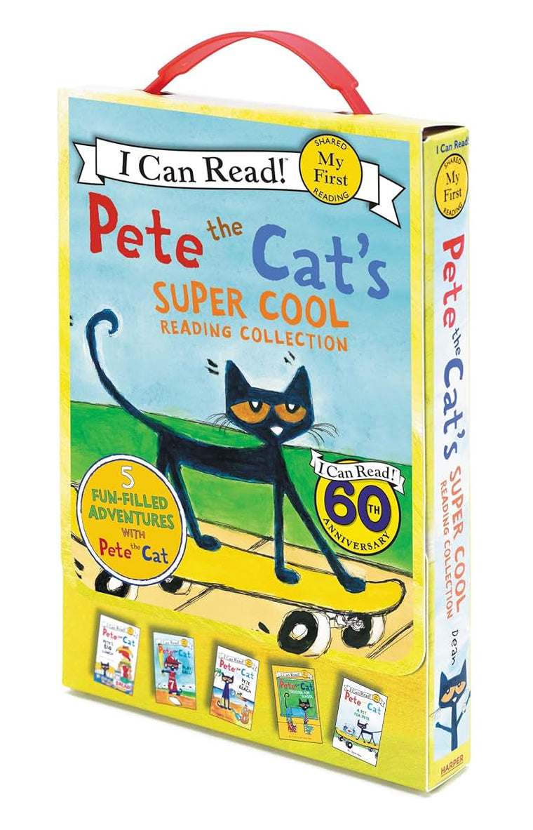 Pete the Cat's Super Cool Reading Collection: A Box of 5 I C