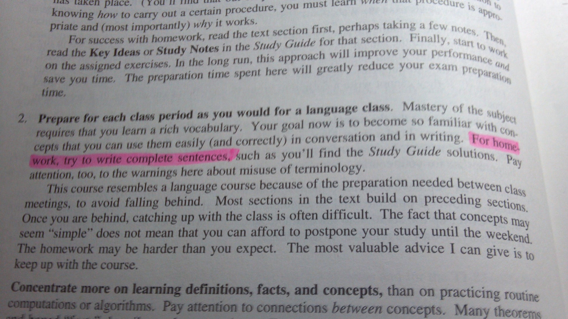 Student Study Guide for Linear Algebra and Its Applications
