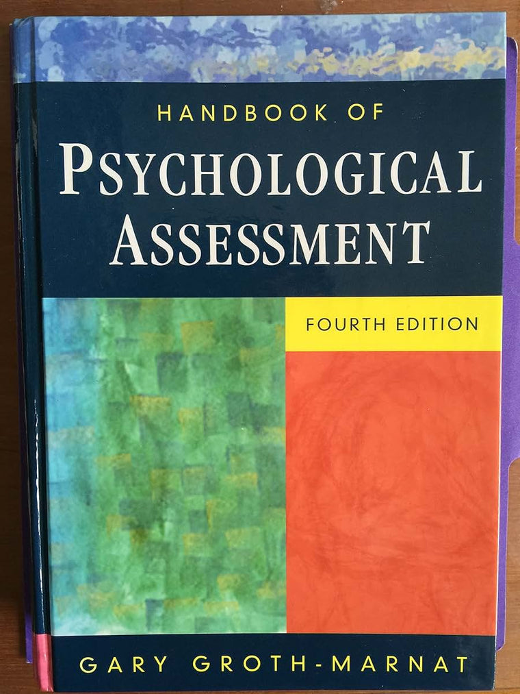 Handbook of Psychological Assessment