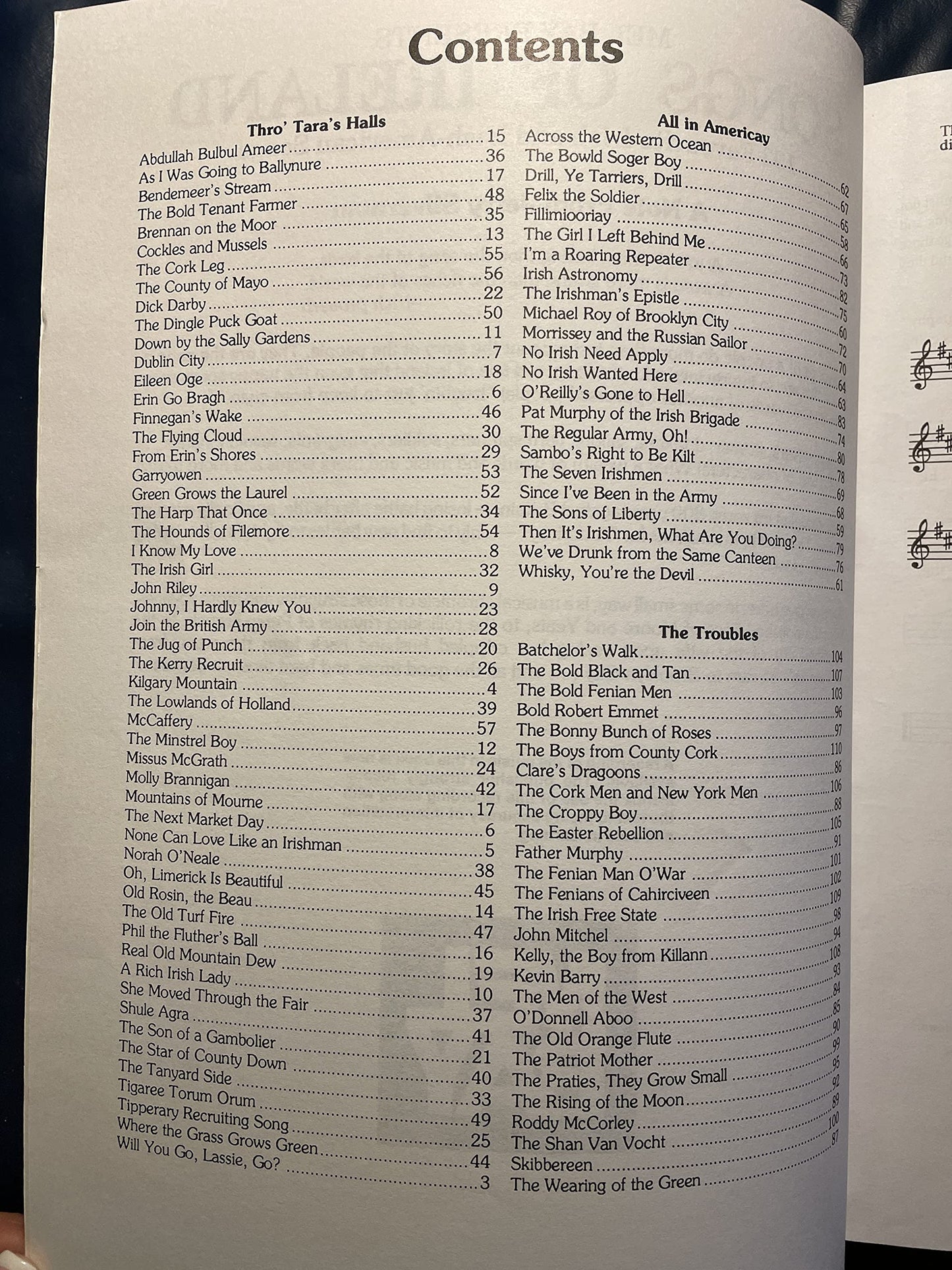 Songs of Ireland