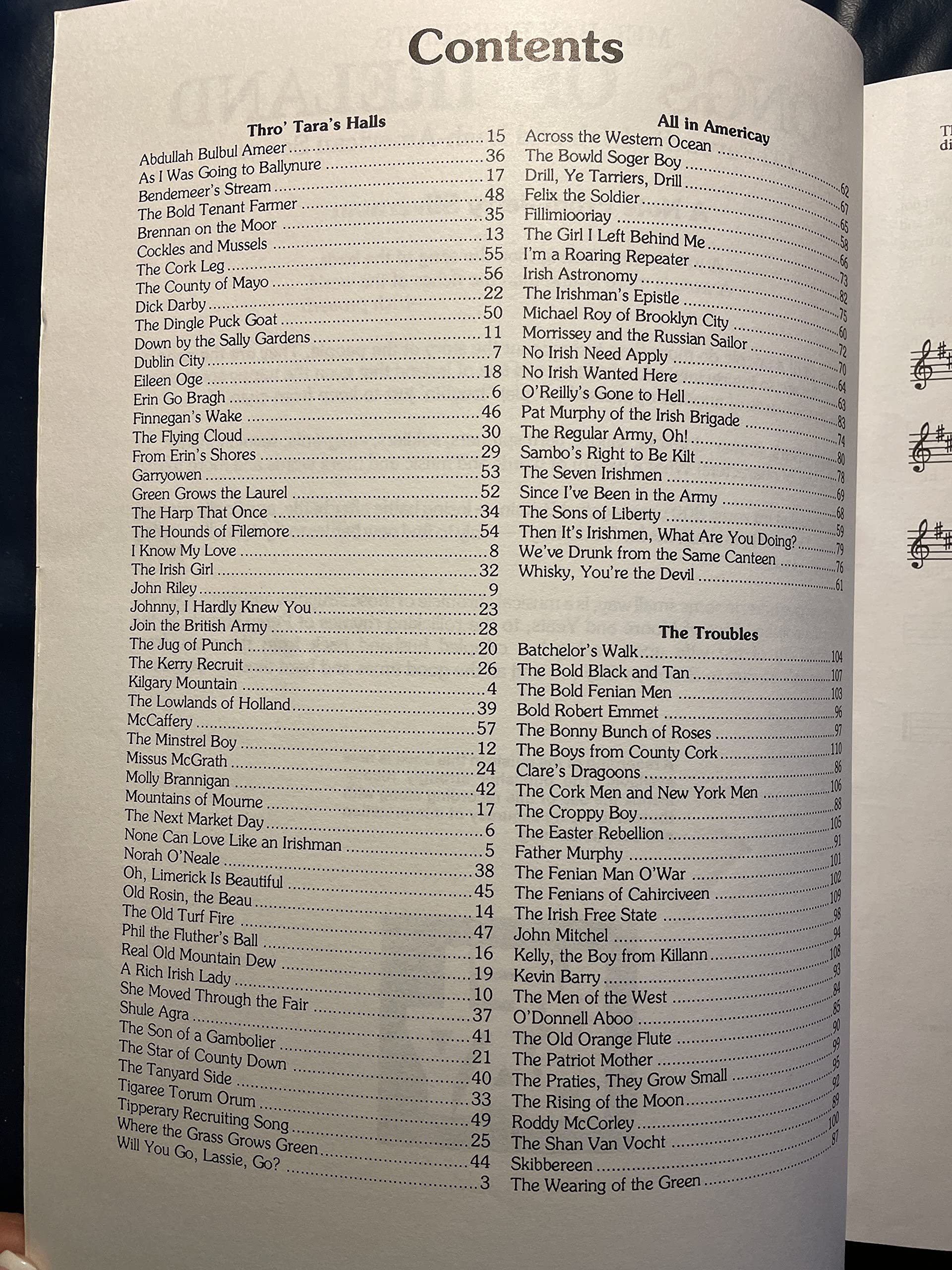 Songs of Ireland