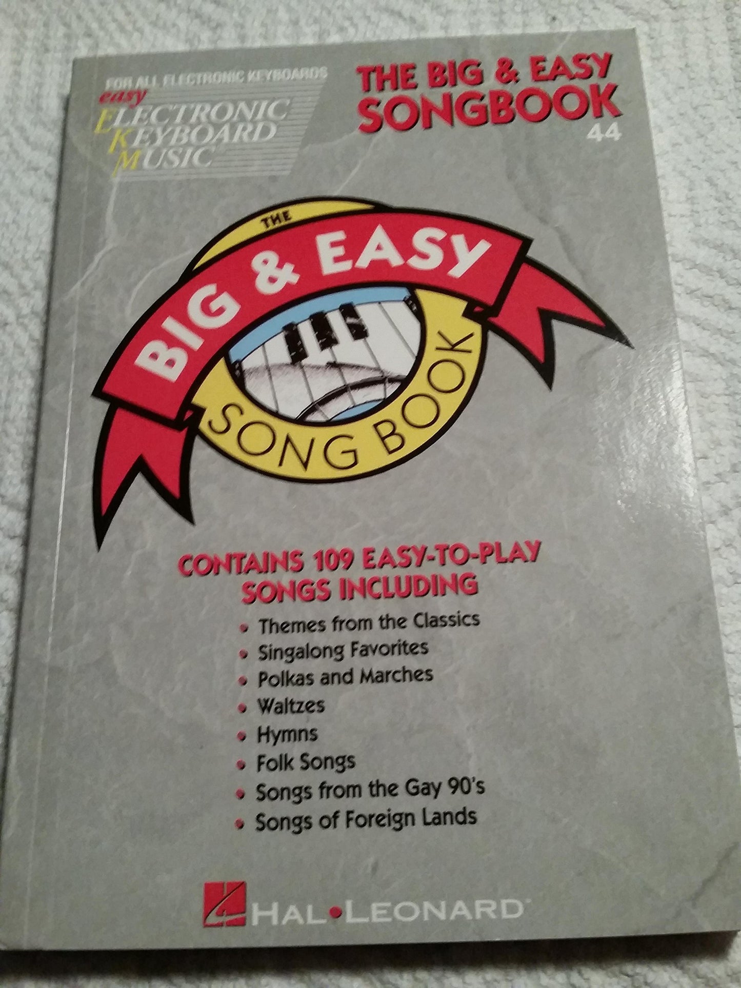 Big & Easy Songbook: Easy Electronic Keyboard Music Vol. 44