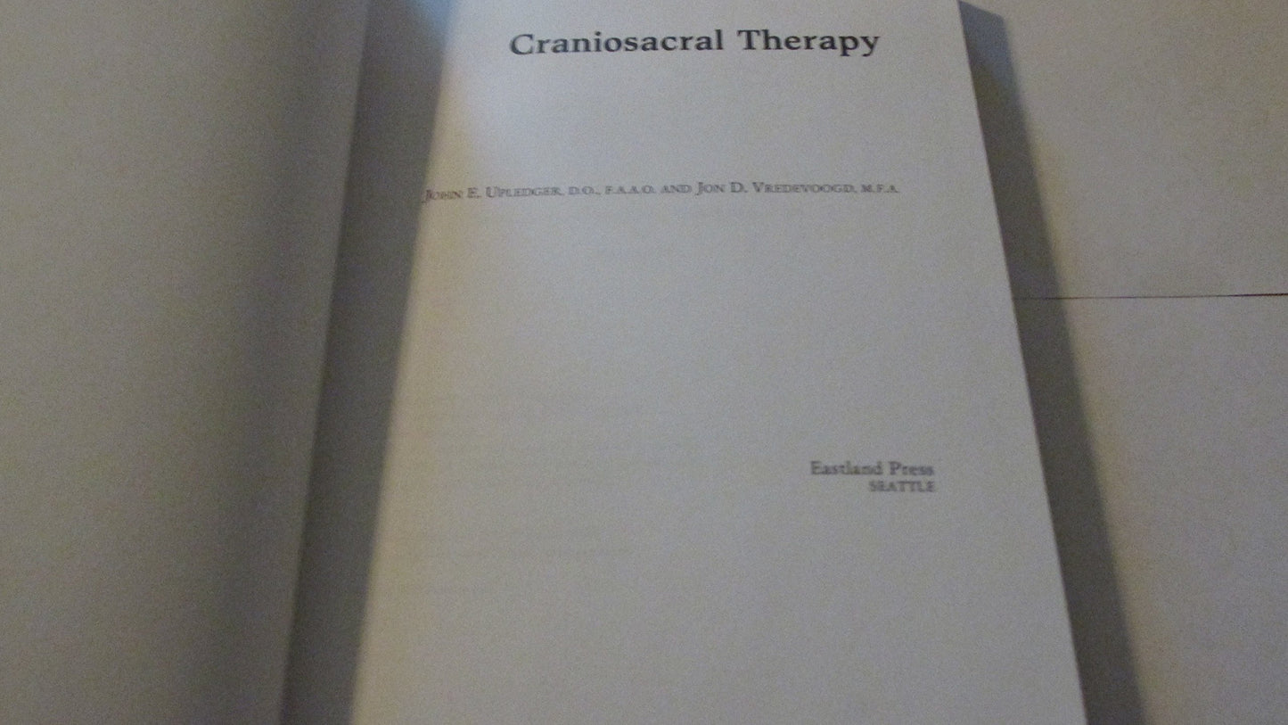 Craniosacral Therapy by Upledger, John E.
