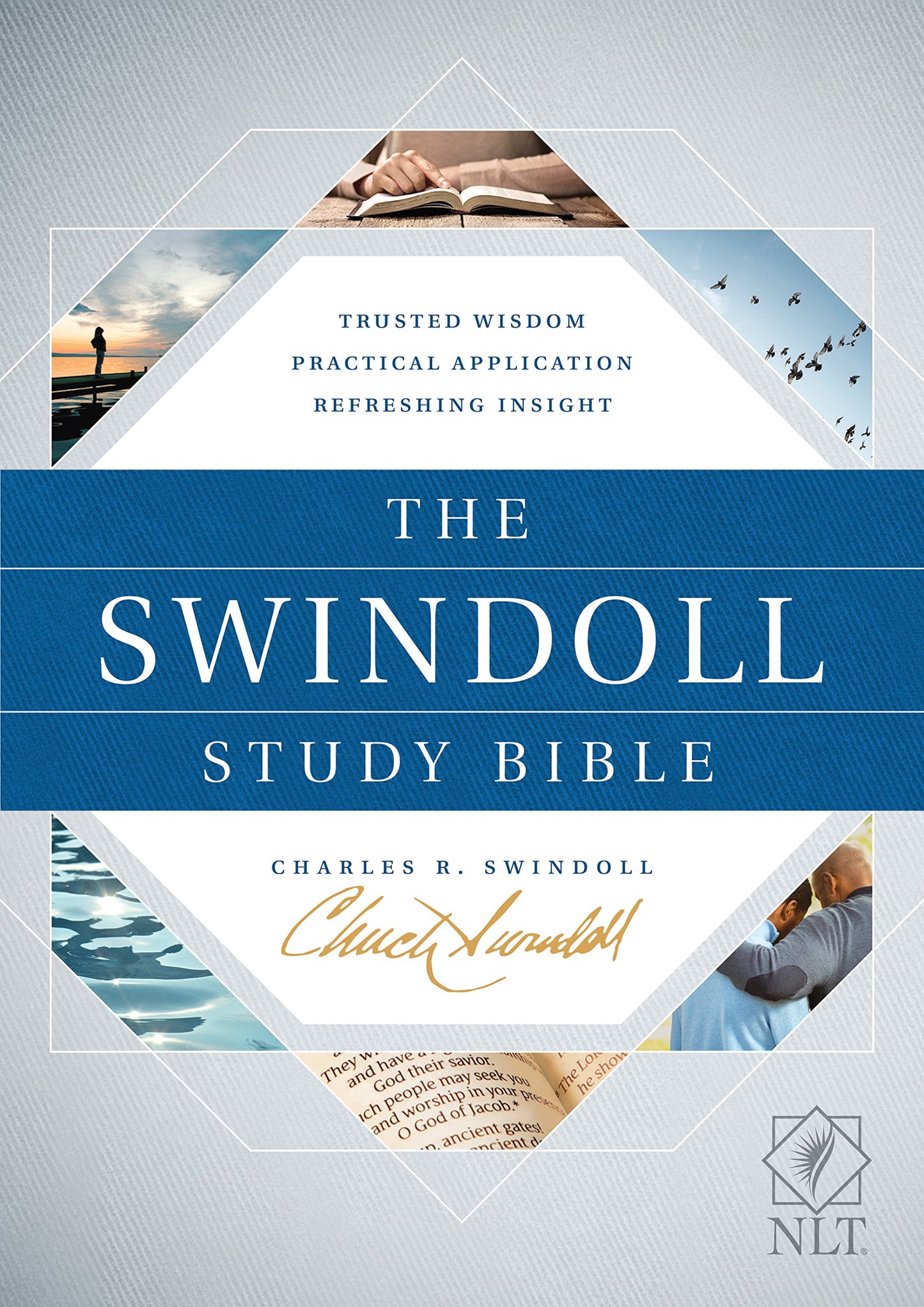Tyndale NLT The Swindoll Study Bible (Hardcover) - New Living Translation Study Bible by Charles Swindoll, Includes Study Notes, Book Introductions, Application Articles, Holy Land Tour and More!