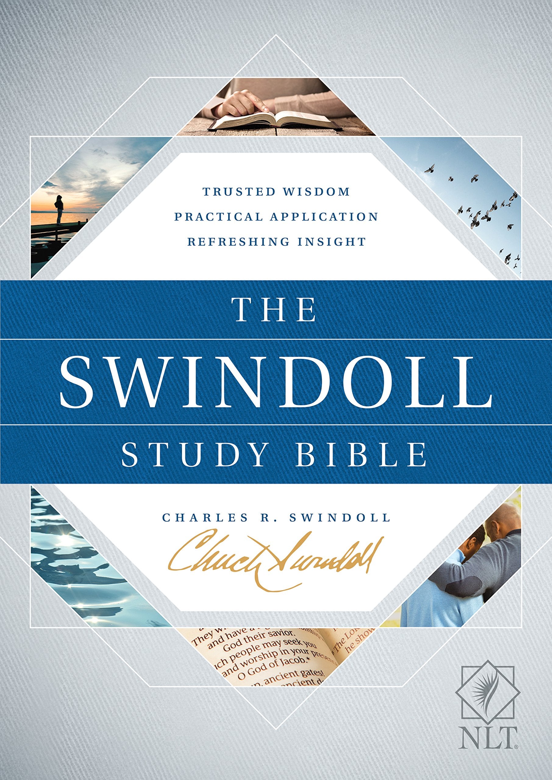 Tyndale NLT The Swindoll Study Bible (Hardcover) - New Living Translation Study Bible by Charles Swindoll, Includes Study Notes, Book Introductions, Application Articles, Holy Land Tour and More!