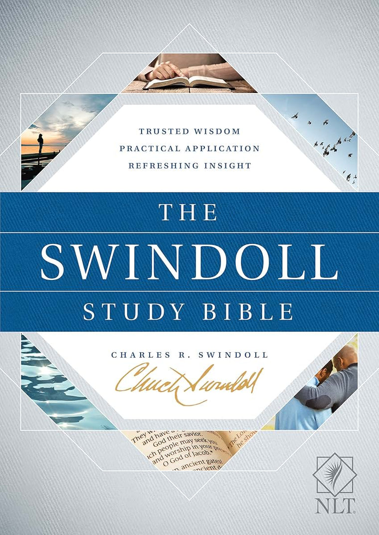 Tyndale NLT The Swindoll Study Bible (Hardcover) - New Living Translation Study Bible by Charles Swindoll, Includes Study Notes, Book Introductions, Application Articles, Holy Land Tour and More!