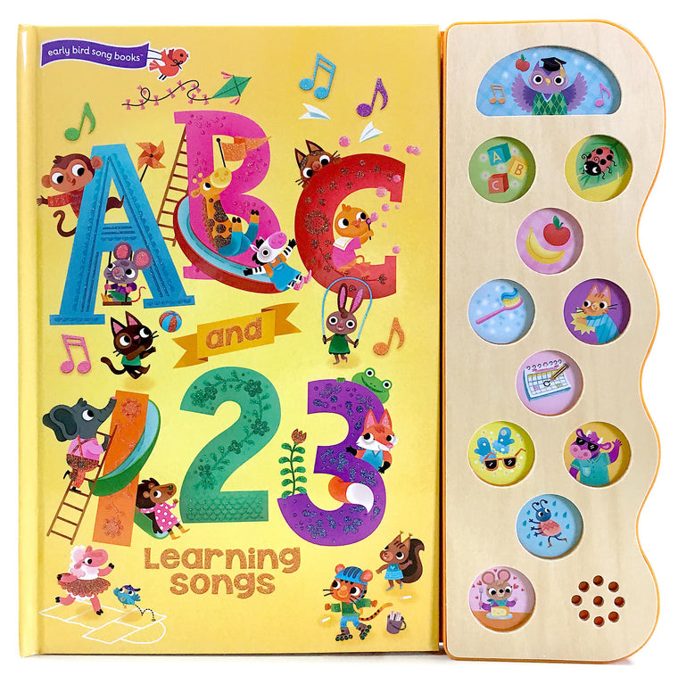 ABC & 123 Learning Songs: Interactive Children's Sound Book (11 Button Sound)