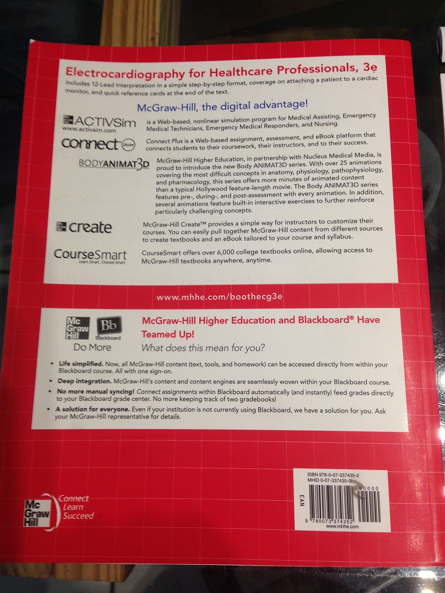 Electrocardiography for Health Care Professionals by Booth,