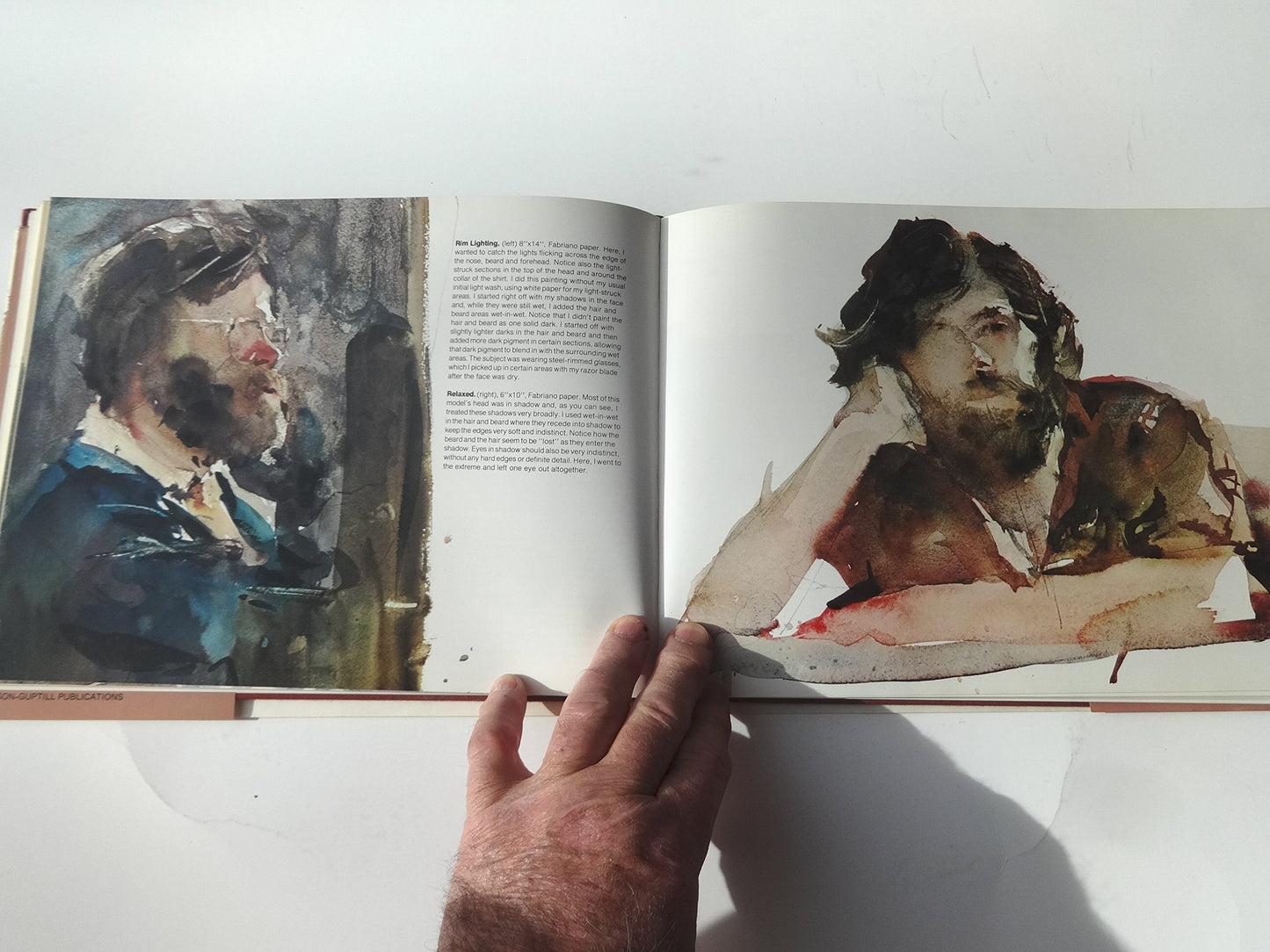 Portrait Painting in Watercolor by Charles Reid