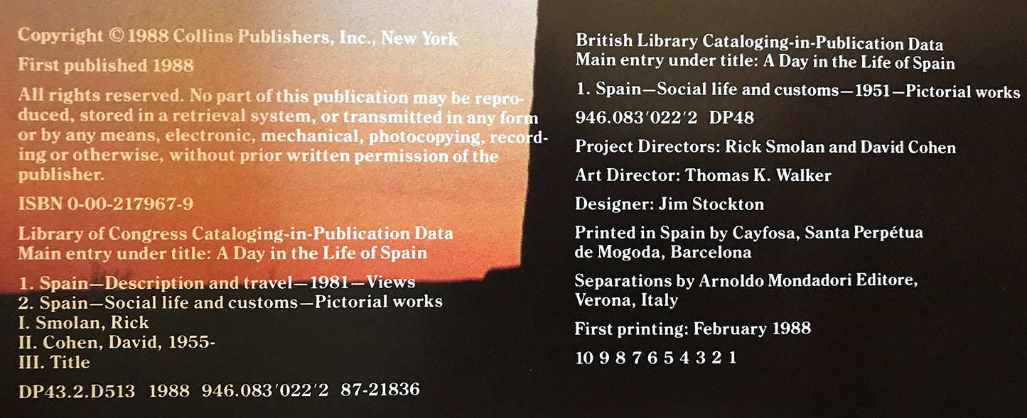 A Day in the Life of Spain by Rick Smolan