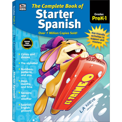 Complete Book of Starter Spanish Workbook for Kids, PreK-Grade 1