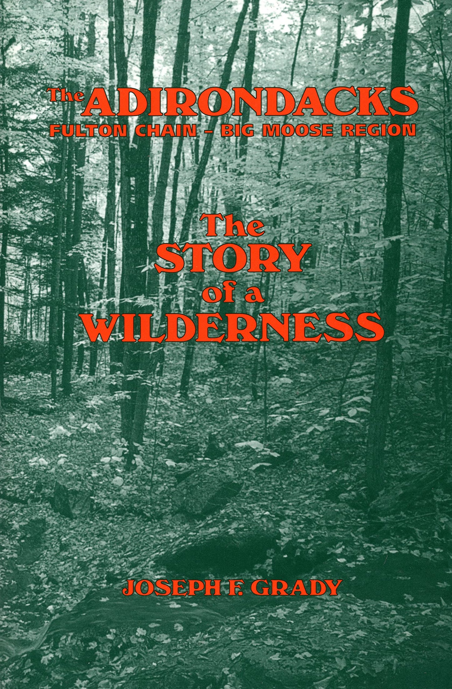 The Adirondacks: Fulton Chain-Big Moose Region: The Story of a Wilderness