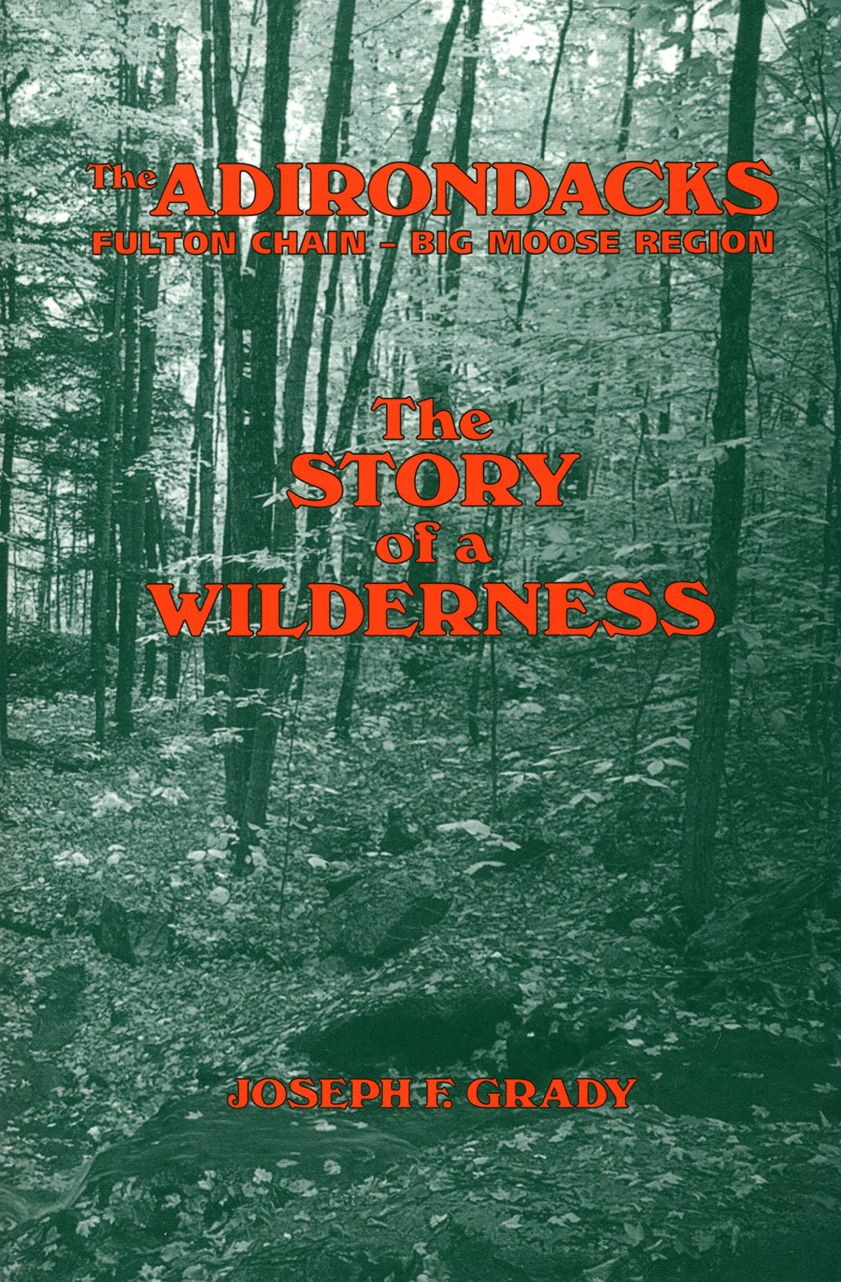 The Adirondacks: Fulton Chain-Big Moose Region: The Story of a Wilderness