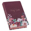 KJV Holy Bible, Giant Print Standard Size Faux Leather Red Letter Edition - Thumb Index & Ribbon Marker, King James Version, Printed Purple Floral (KJV Standard GP Editions)