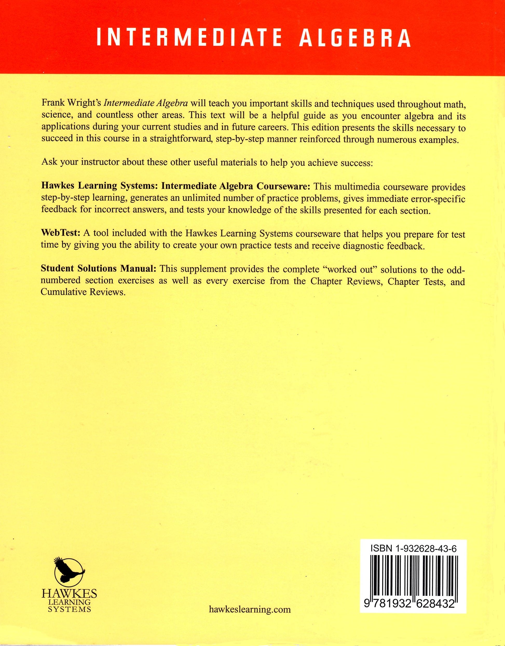 Intermediate Algebra, 6th Edition