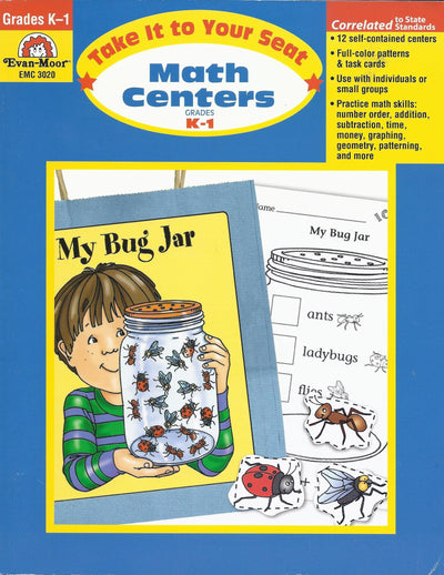 Take It to Your Seat Math Centers, Grades K-1