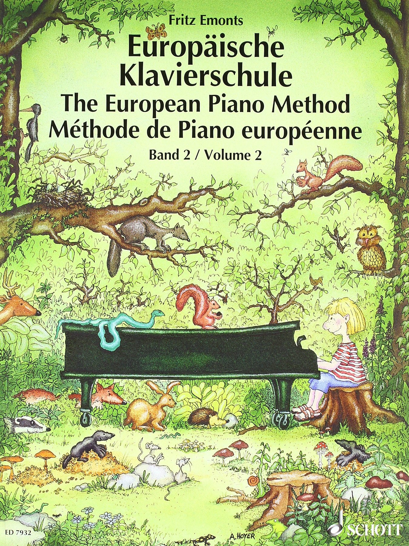 The European Piano Method - Volume 2: German/French/English