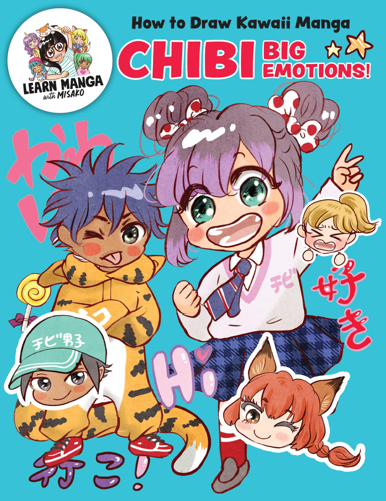How to Draw Kawaii Manga Chibi: Big Emotions! (Learn Manga with Misako)