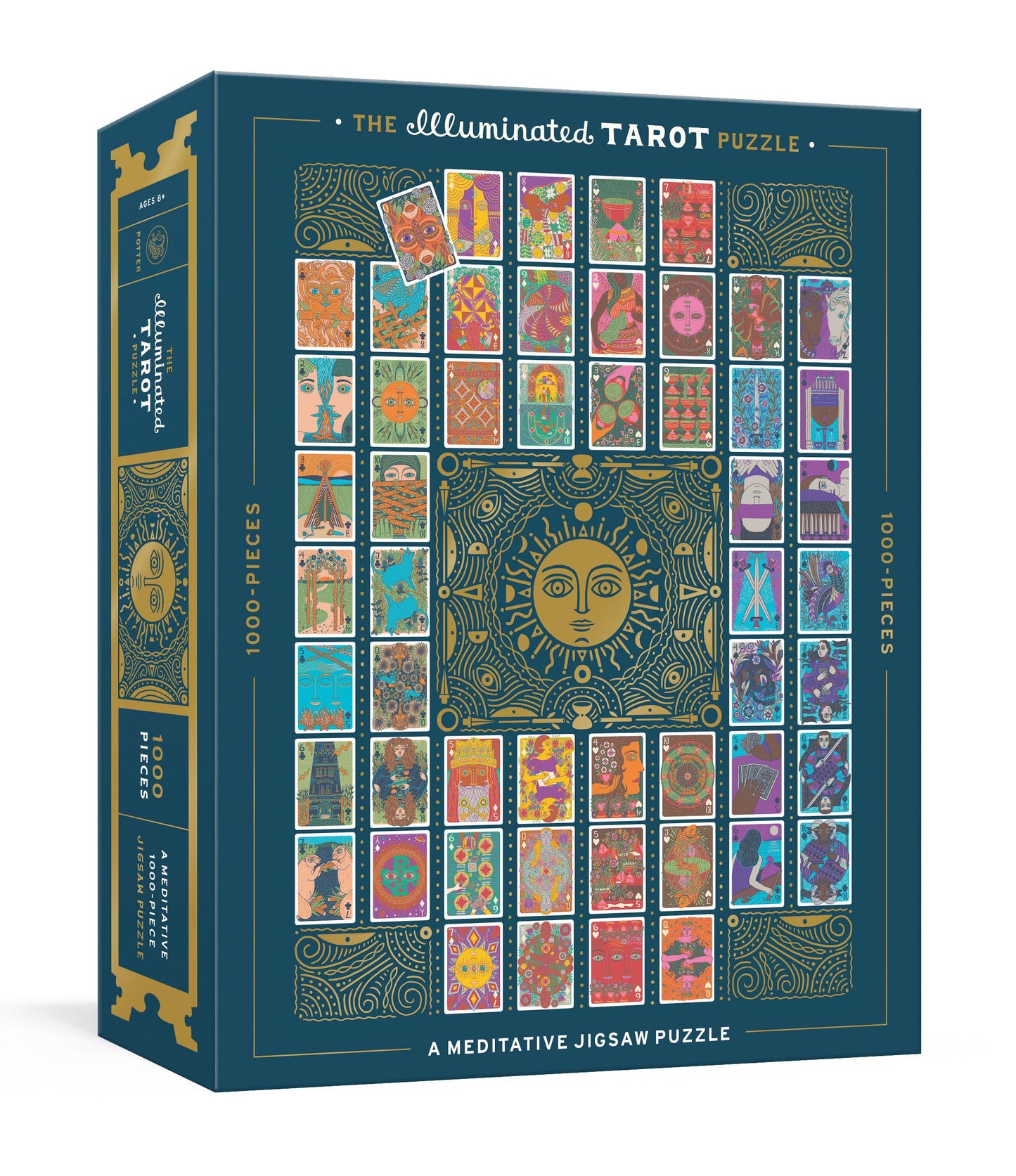 Clarkson Potter The Illuminated Tarot Puzzle: A Meditative 1000-Piece Jigsaw Puzzle: Jigsaw Puzzles for Adults