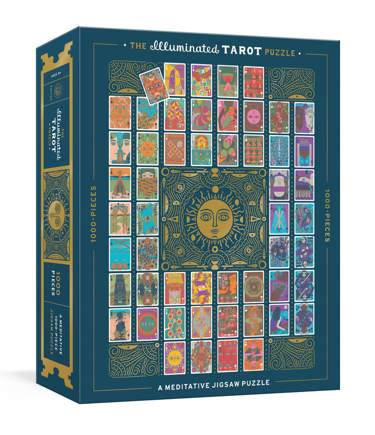 Clarkson Potter The Illuminated Tarot Puzzle: A Meditative 1000-Piece Jigsaw Puzzle: Jigsaw Puzzles for Adults