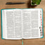 KJV Large Print Personal Size Reference Bible, Teal LeatherTouch Indexed, KJV Holy Bible, Red Letter, Pure Cambridge Text, Presentation Page, Cross-References, Full-Color Maps