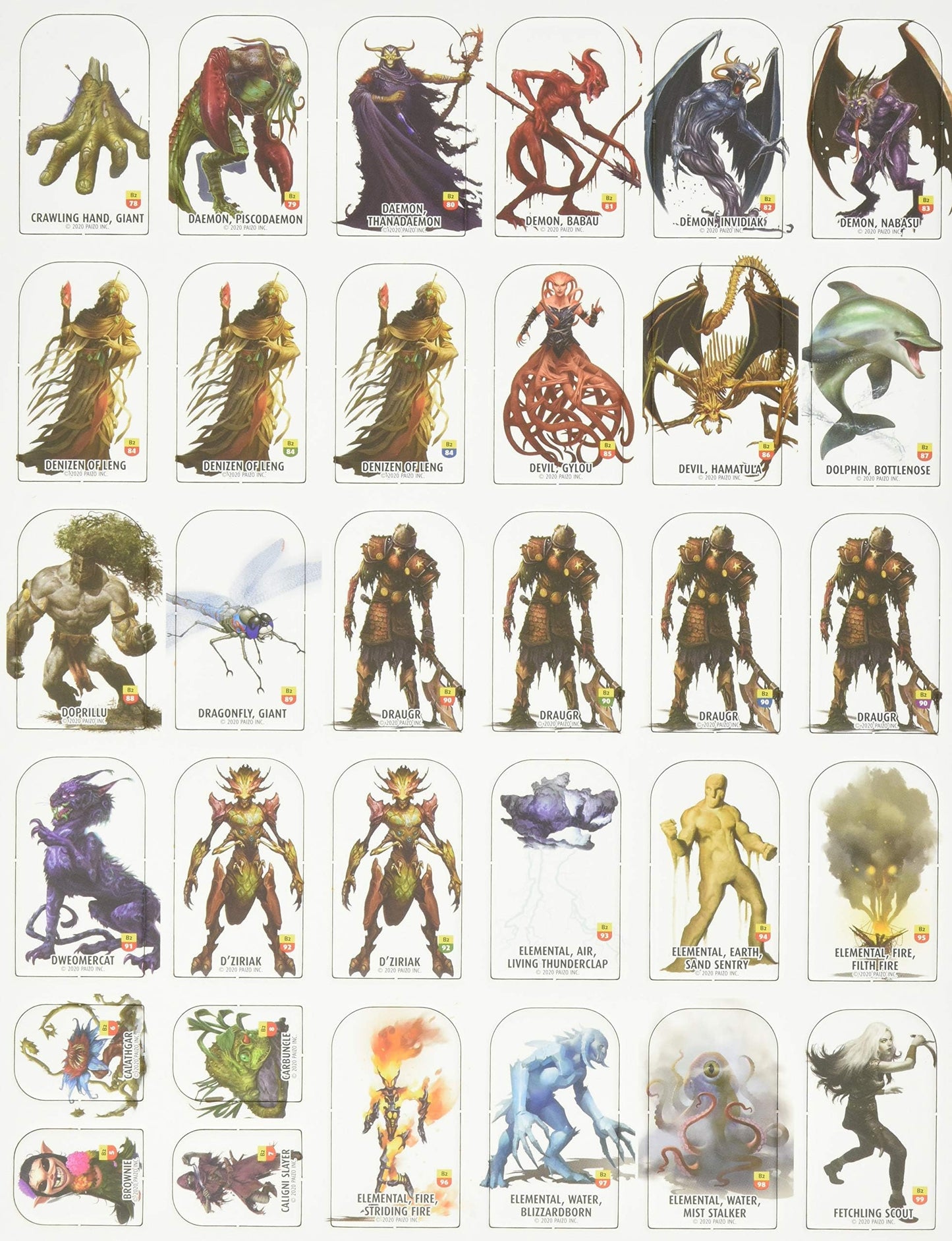 Pathfinder Bestiary 2 Pawn Collection (P2) by Staff, Paizo