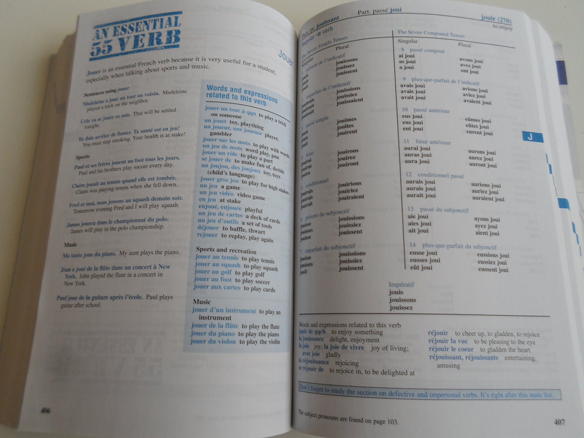 501 French Verbs (Barron's Foreign Language Guides) (French and English Edition)