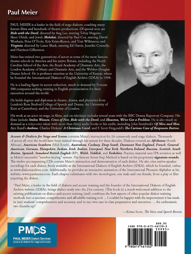 Accents and Dialects for Stage and Screen (with 12 CDs) — back cover