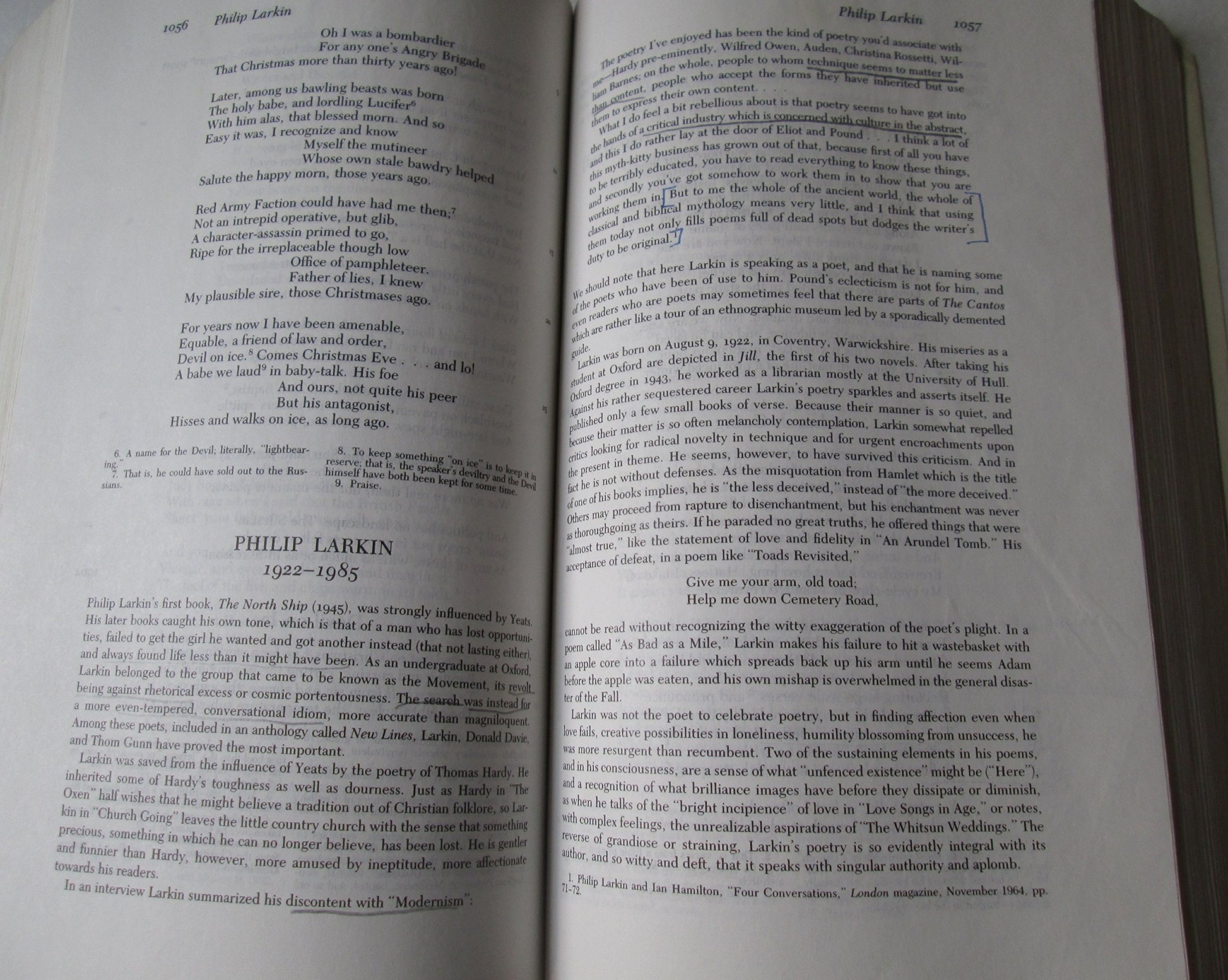 Norton Anthology of Modern Poetry
