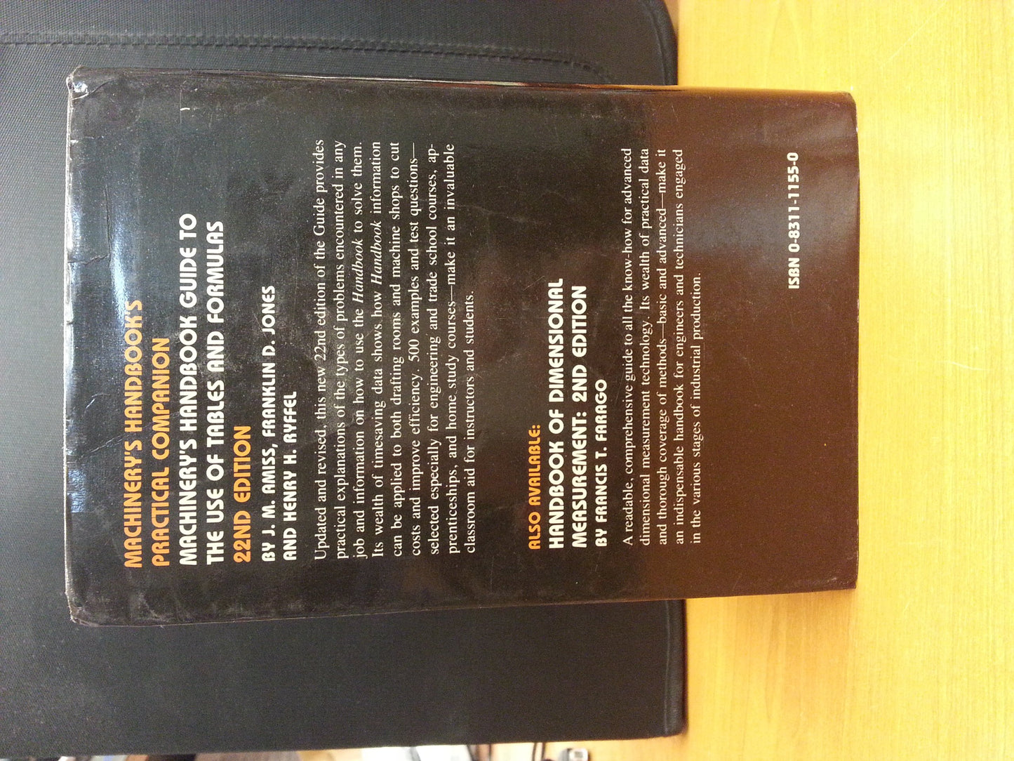 Machinery's Handbook by Erik Oberg