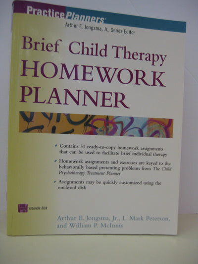 Brief Child Therapy Homework Planner (Practice Planners)