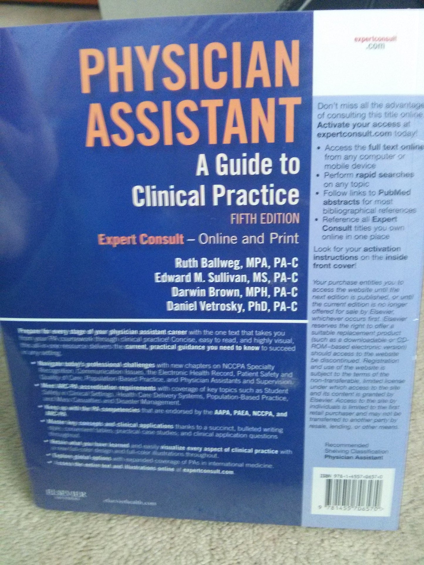 Physician Assistant: A Guide to Clinical Practice