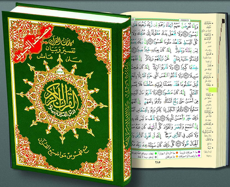 Tajweed Qur'an (Whole Qur?an, Medium Size 5.5"x8") (Colors May Vary) (Arabic) (Arabic Edition)