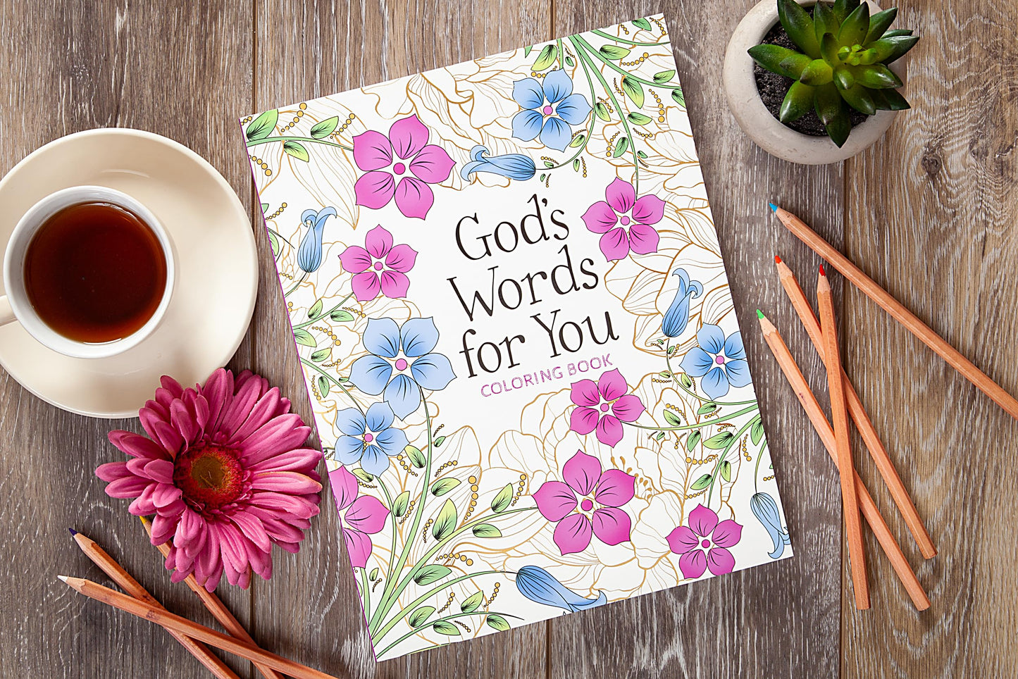 Gods Words for You Coloring Book: Relax. Refresh. Renew