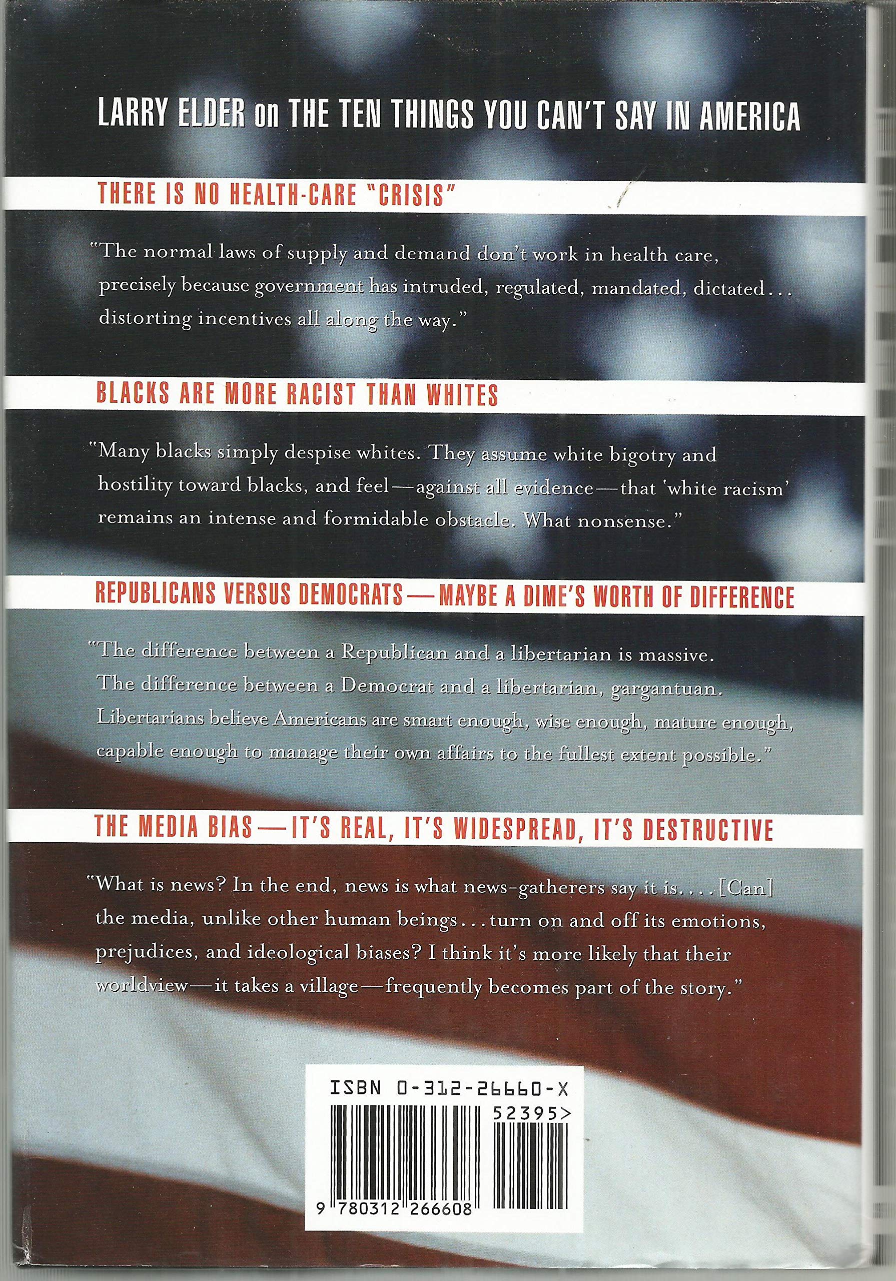The Ten Things You Cant Say in America
