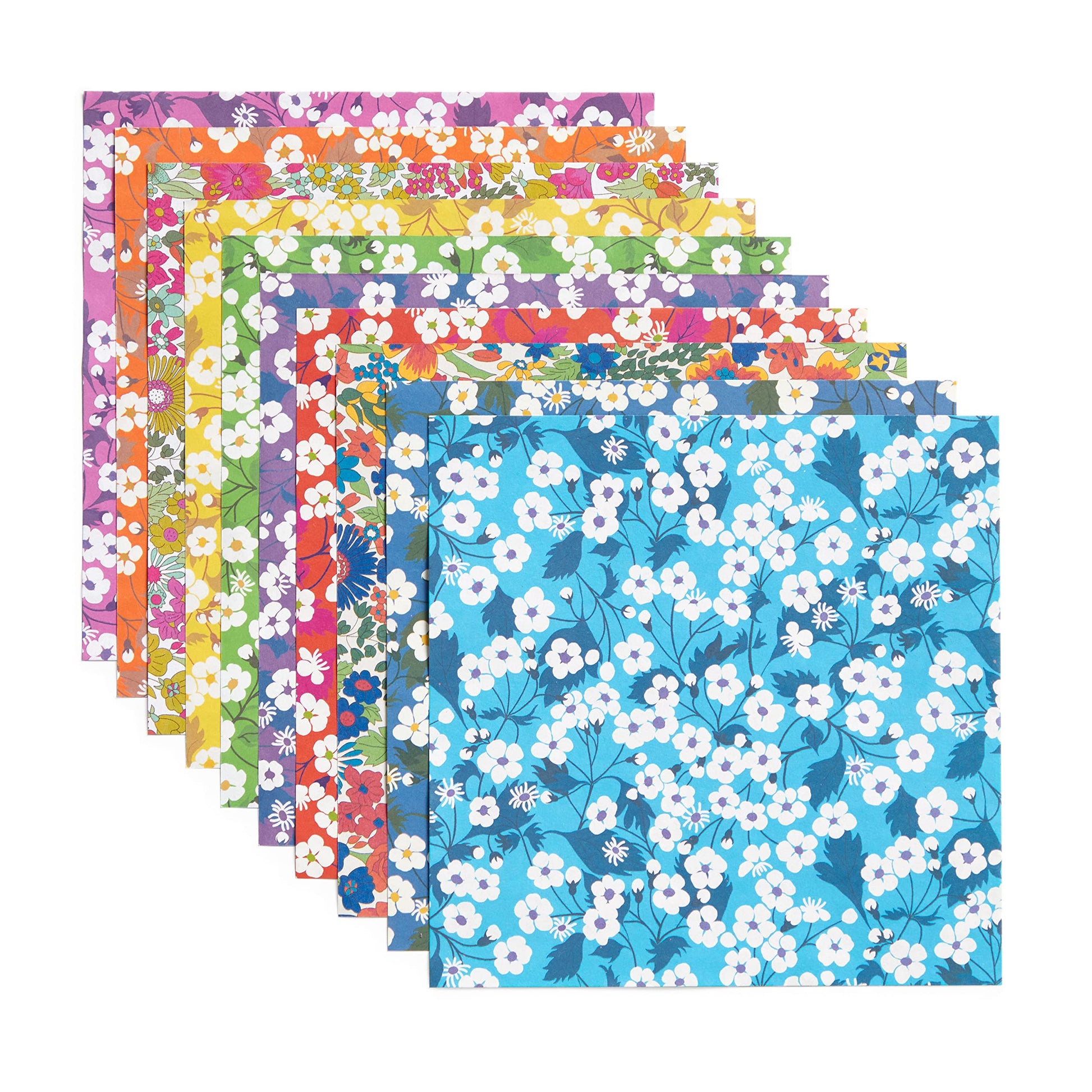 Galison Liberty Classic Floral - Origami Flower Kit Featuring Classic Japanese Design Inspired Mitsi Prints with 75 Sheets and Instructions for Kusudama Flower Ball
