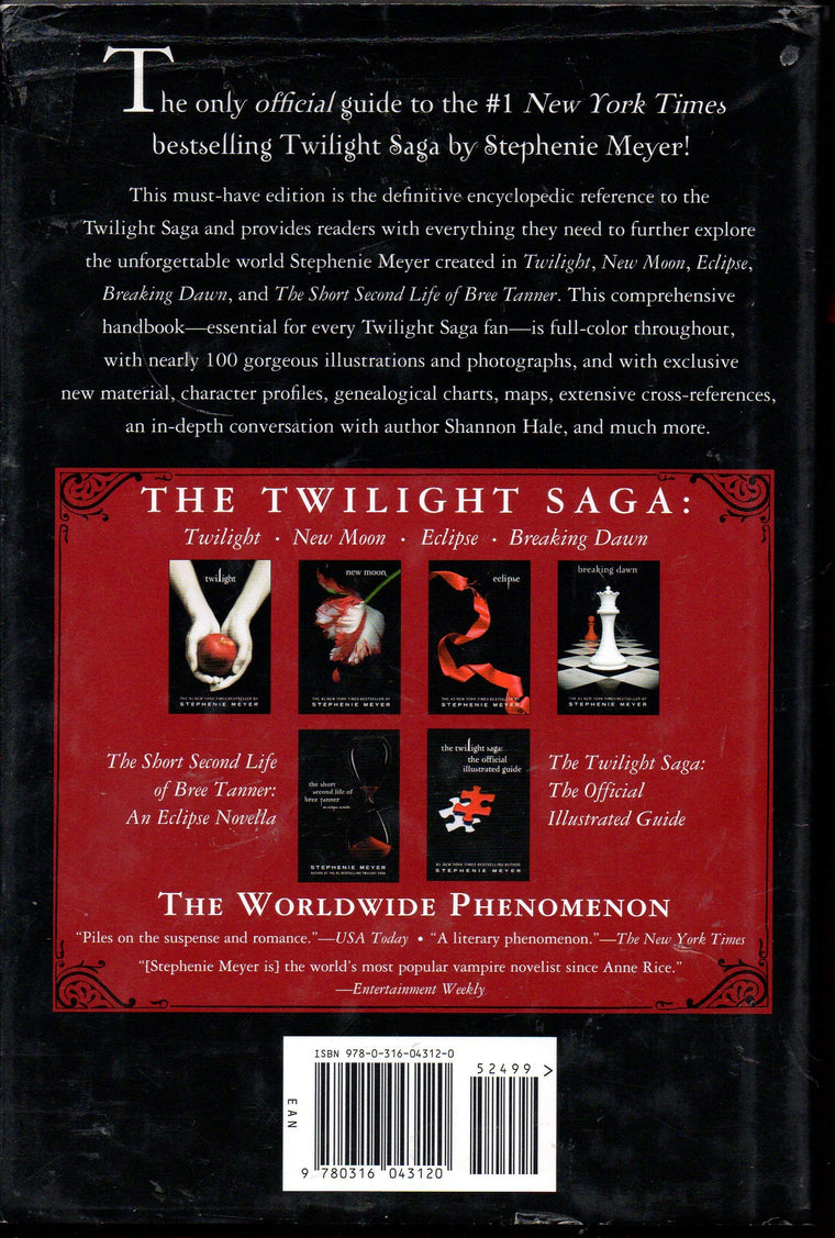 The Twilight Saga: The Official Illustrated Guide — back cover